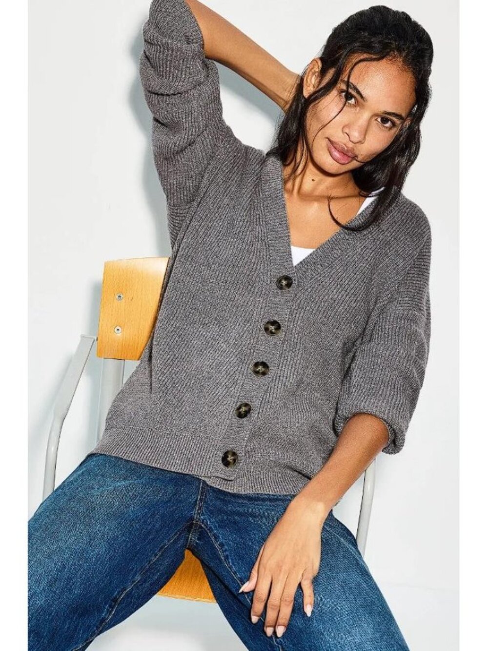 ROAM Women's Mendoza Asymmetric Cardigan Size L
